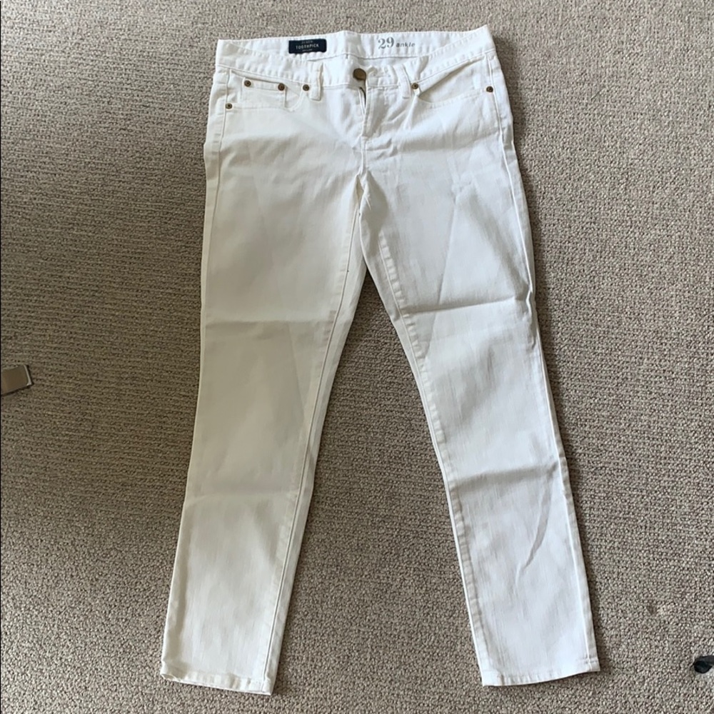 White J Crew Jeans